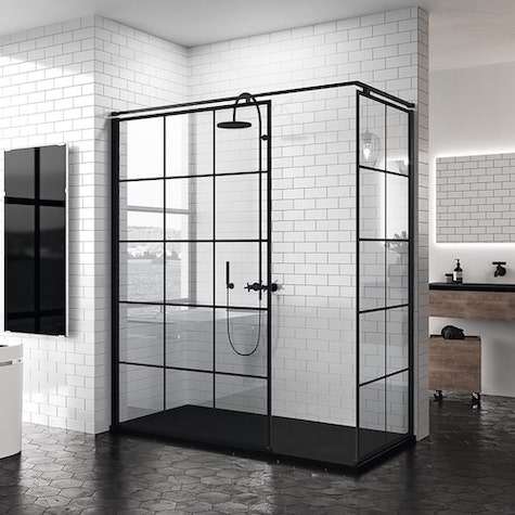 Portes de douches conçues par Bruno Vitrier>